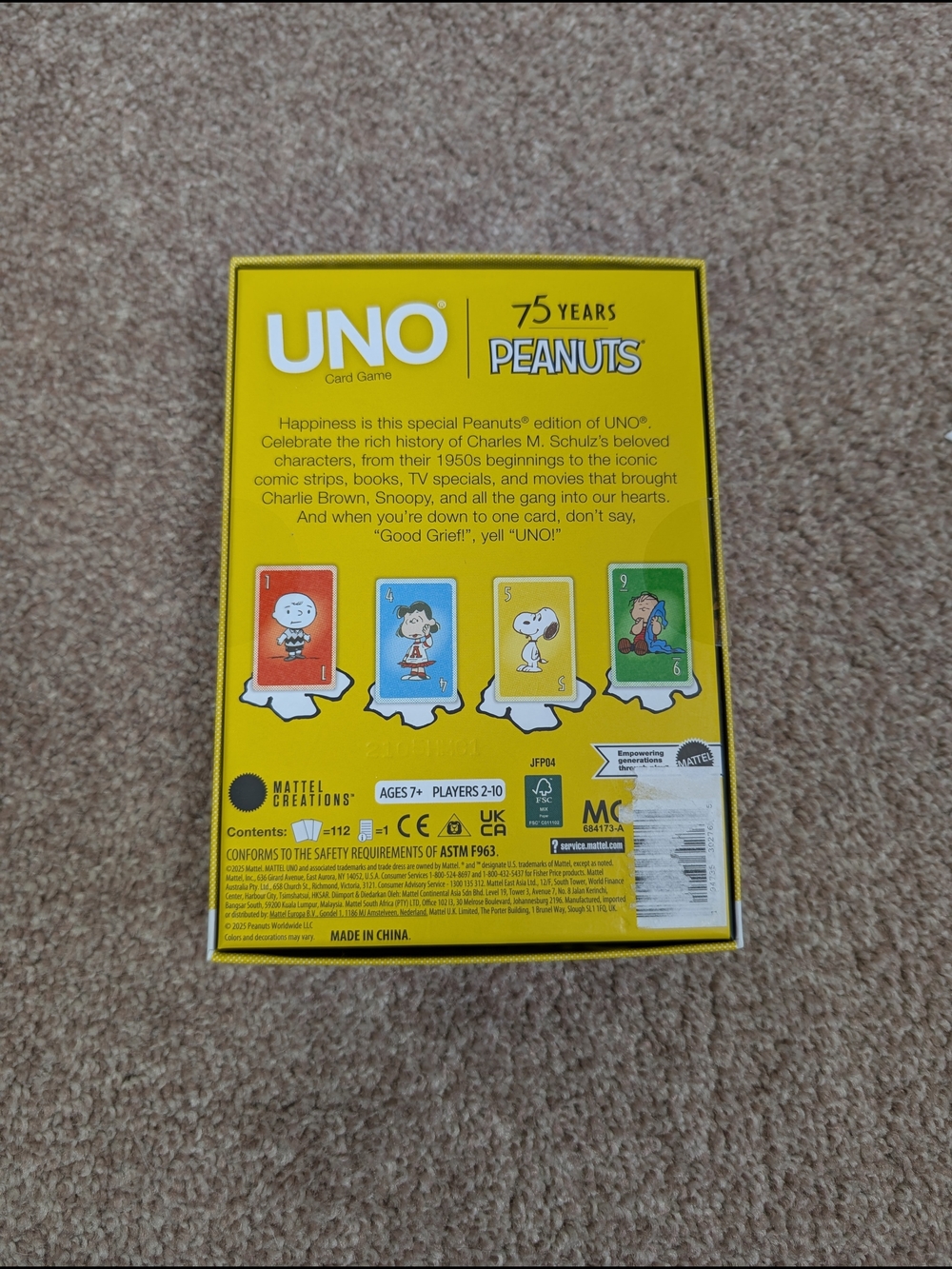 UNO Peanuts 75 Years Special Edition! 🥜❤️ - Picture 2 of 2